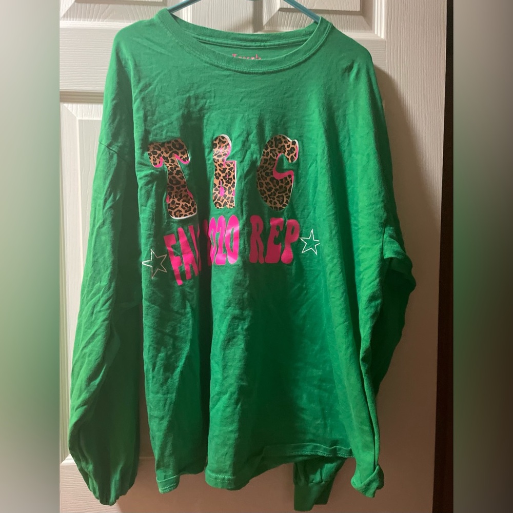 Tassels and confetti long sleeve fall rep 2020 shirt